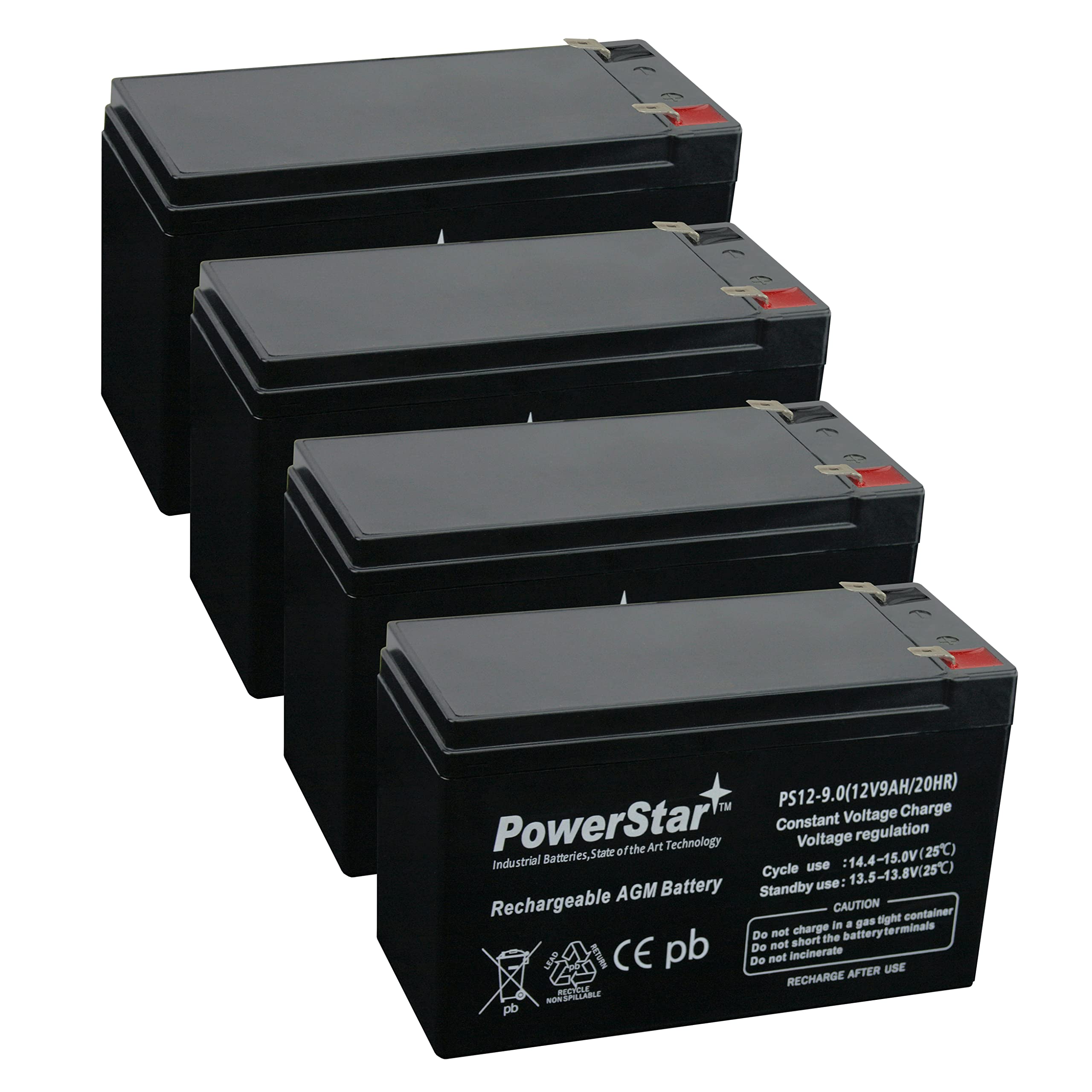 PowerStar RBC8 & RBC23 Replacement Battery for APC UPS - Compatible with APC Smart-UPS & Back-UPS - Long-Lasting 3-Year Warranty - Ideal for Home & Office Power Backup