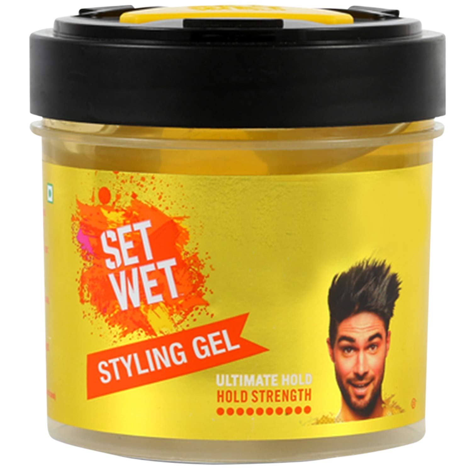 Set Wet Hair Gel Ultimate Hold & Cool Hold Strength - 250ml Each for Strong, Long-Lasting Styling - Perfect for Men's Hairstyling, Parties, and Daily Grooming