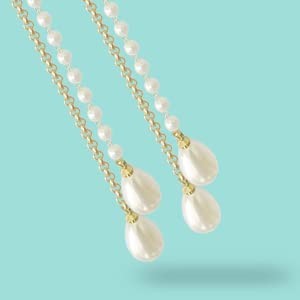 Korean Pearl Hair Clips for Women - Pack of 1 Elegant Stone Hairpin, Wedding & Party Hair Accessories, Butterfly Claw Clip for Girls (Perfect for Bridal, Prom, and Special Occasions)