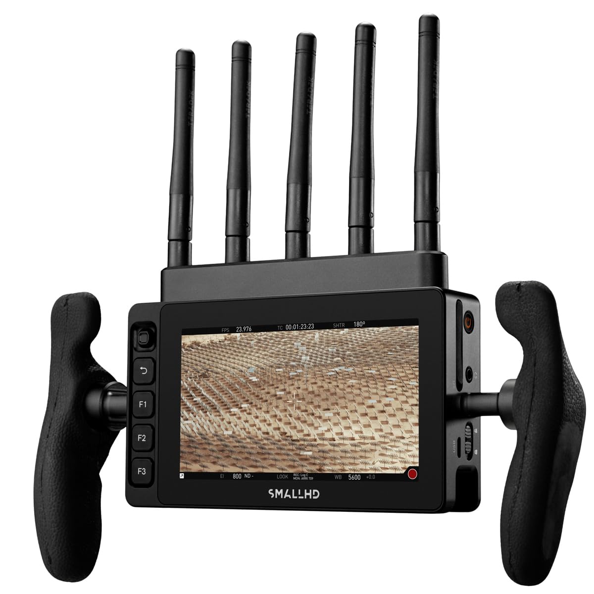 SMALLHD Ultra 5 5-Inch 1920x1080 Touchscreen Camera Monitor with Built-in Teradek Bolt 6 750 Receiver - Zero Delay Wireless Control for Filmmaking, Live Streaming & Professional Video Production (V-Mount)