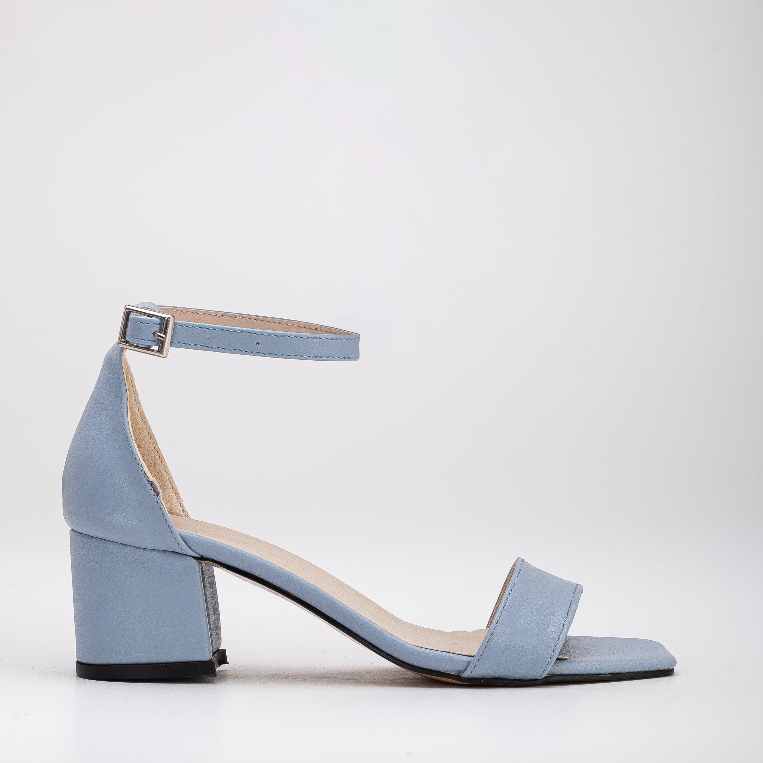 Light Blue Low Heel Pumps for Women - Comfortable & Stylish Dress Shoes for Office, Party & Wedding Occasions