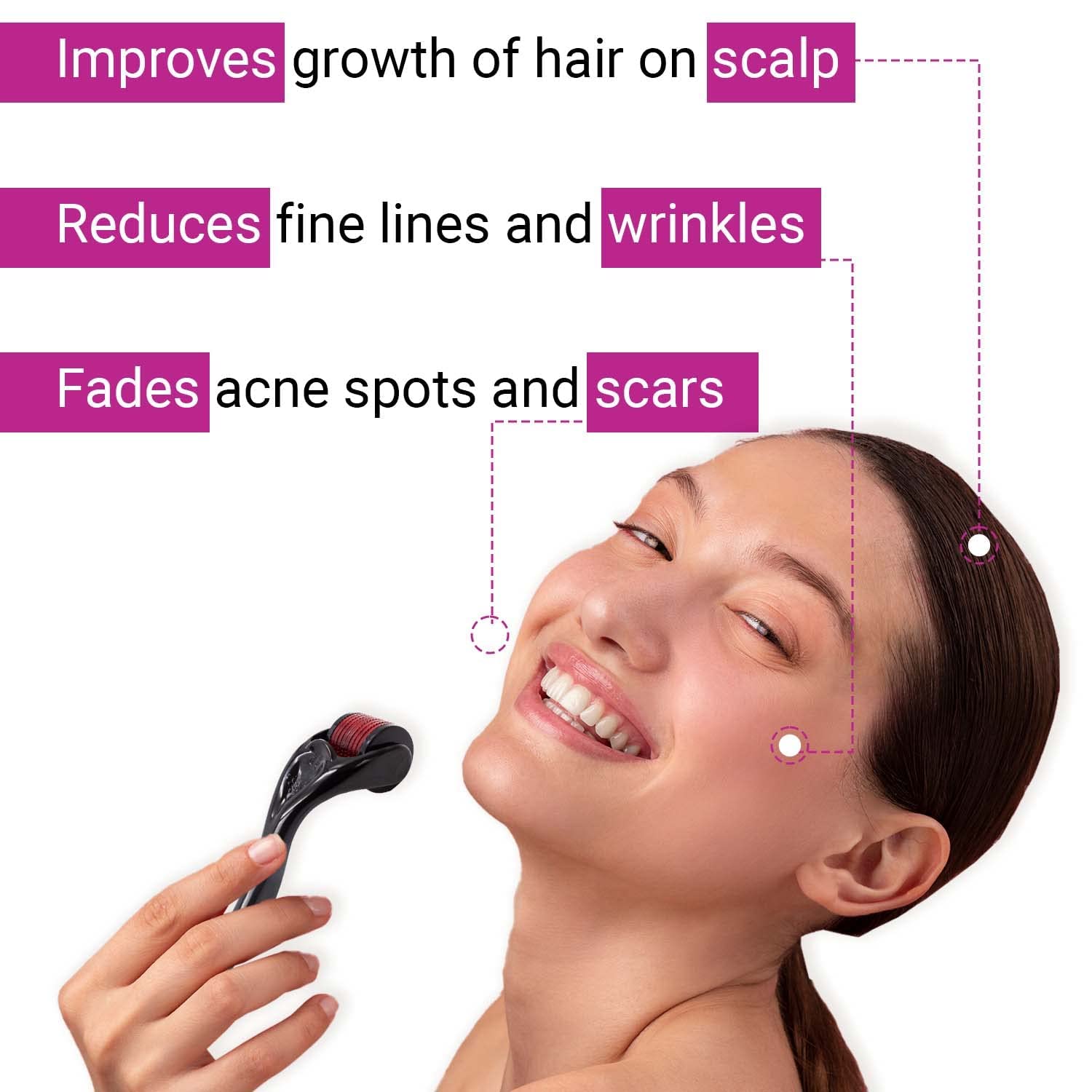 ETONIA Rosemary Water Spray 100ml for Hair Growth - Natural Hair Care Treatment with Derma Roller | Hydrating & Strengthening Hair Mist for Daily Use | Perfect for Scalp Massage & Hair Growth Routine