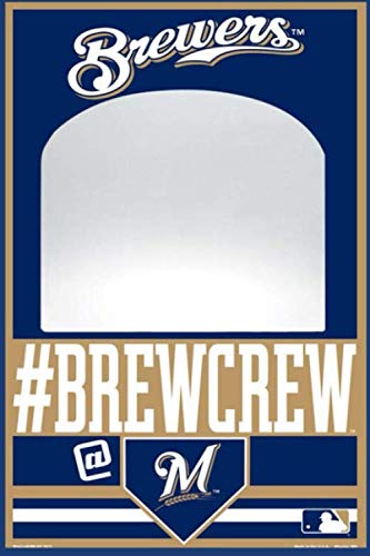 MLB Milwaukee Brewers Baseball Fan Notebook - Premium Spiral Notebook for Baseball Lovers, Gift for Brewers Fans - Perfect for School, Office & Game Day Notes