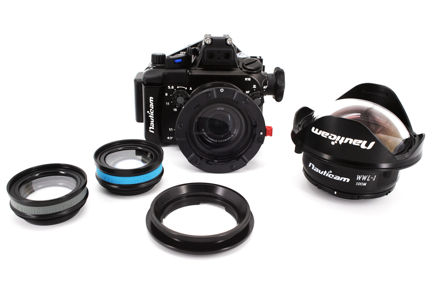 Waterproof Housing for Panasonic Lumix DMC-LX100 II Camera - Underwater Photography Case for Scuba Diving & Snorkeling
