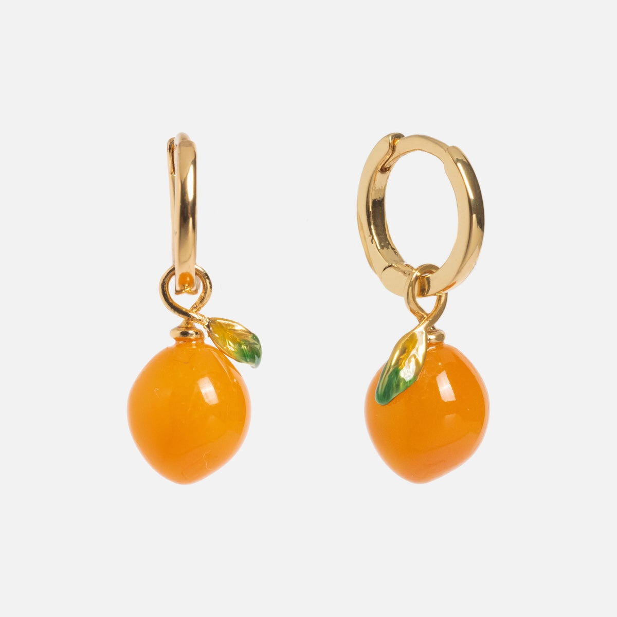 Orange Blossom Huggie Hoop Earrings - Dainty Floral Gold Hoop Earrings for Women - Perfect for Everyday Wear, Date Night & Gifts