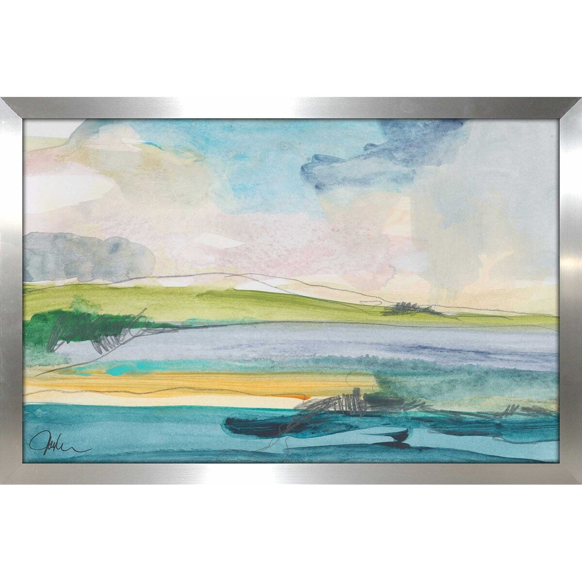 Amid the Jewels by Jan Weiss - Premium Acrylic Wall Art Print - Perfect for Home Decor, Office & Gift Giving