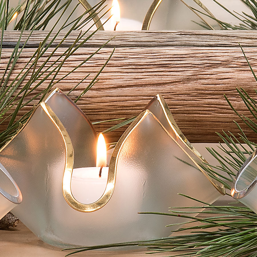 Elegant Handkerchief Votive Candle Holder for Wedding, Party & Home Decor - Perfect for Romantic Ambiance & Special Occasions