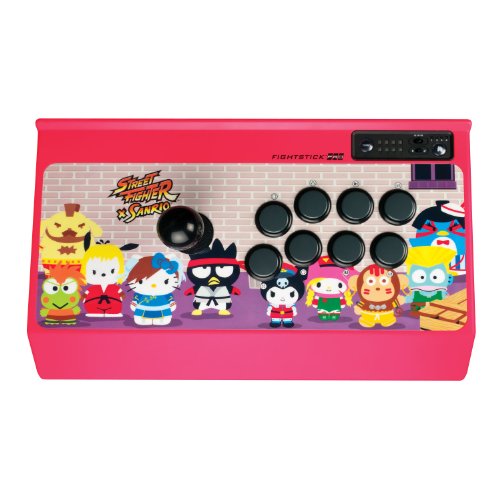 Street Fighter x Sanrio Arcade FightStick PRO for PS3 - Premium Fighting Game Controller for PlayStation 3 - Perfect for Retro Gaming & Fighting Game Enthusiasts