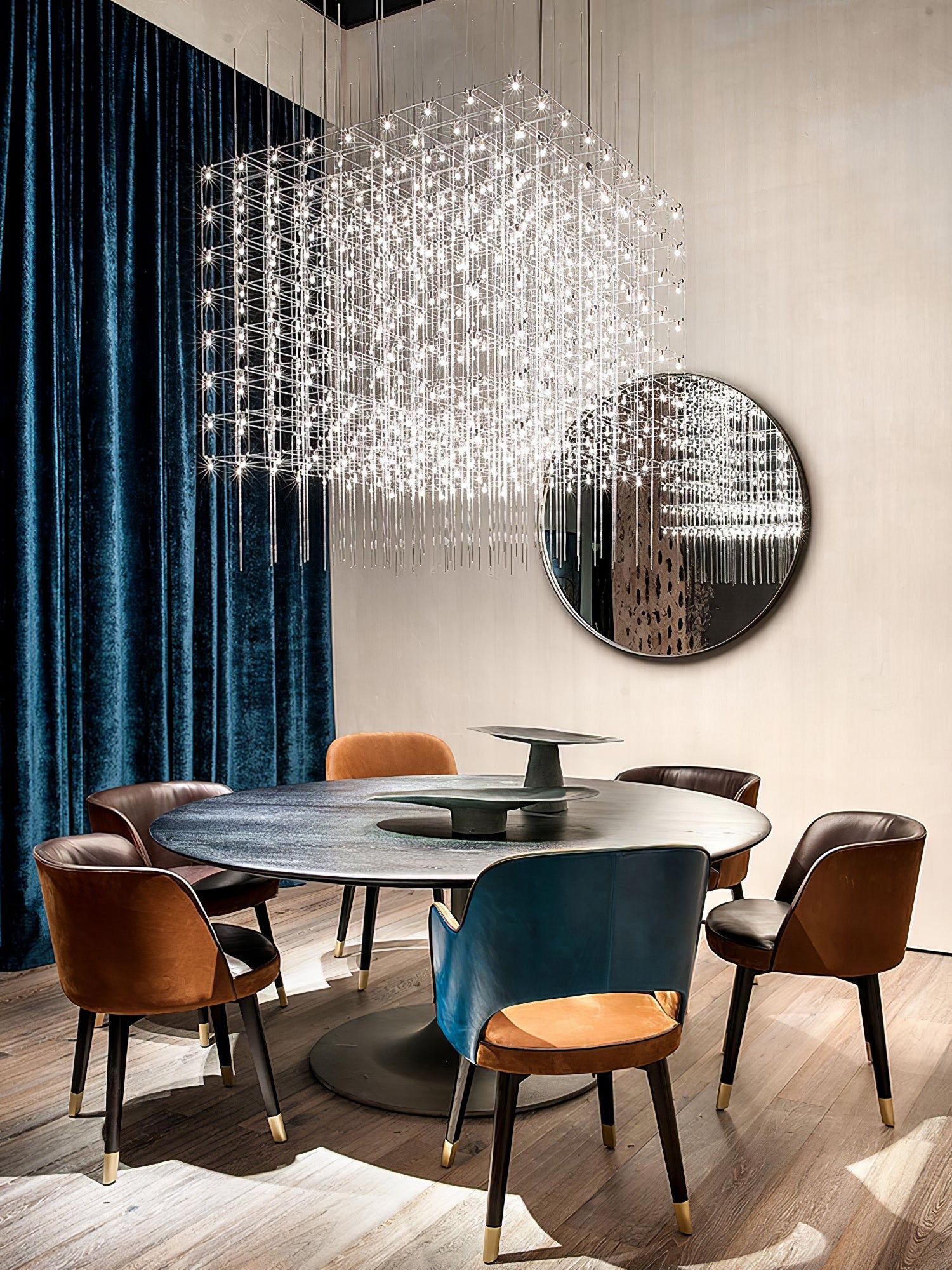 Cosmic Cube Pendant Light - Modern LED Hanging Lamp for Kitchen Island, Dining Room & Bedroom Decor | Dimmable Contemporary Lighting Fixture