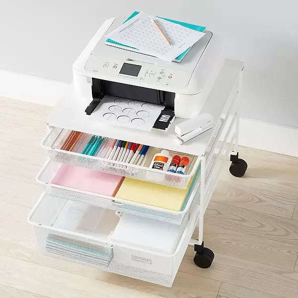 Elfa Mobile Mesh Drawers - 21.6
