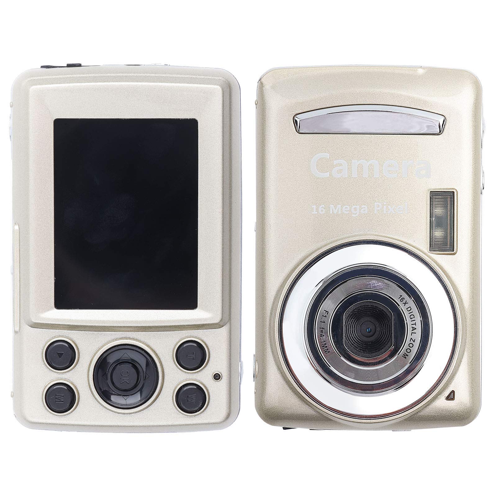 ASHATA 16MP HD Digital Camera with 720P 30fps Video, 16X Zoom, 2.4