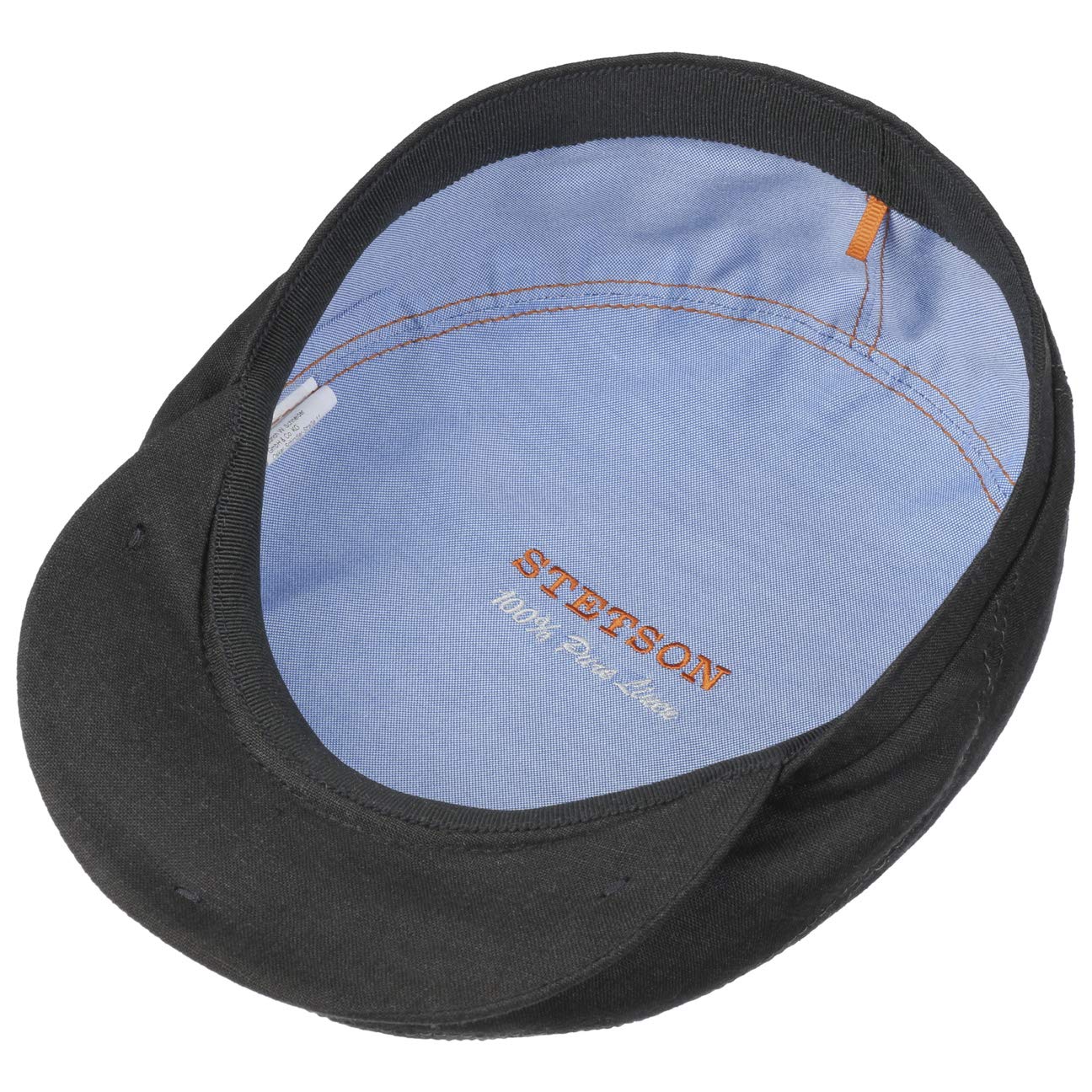 Stetson Belfast Linen Summer Flat Cap for Men - Breathable EU-Made Hat for Outdoor Activities, Travel & Casual Wear
