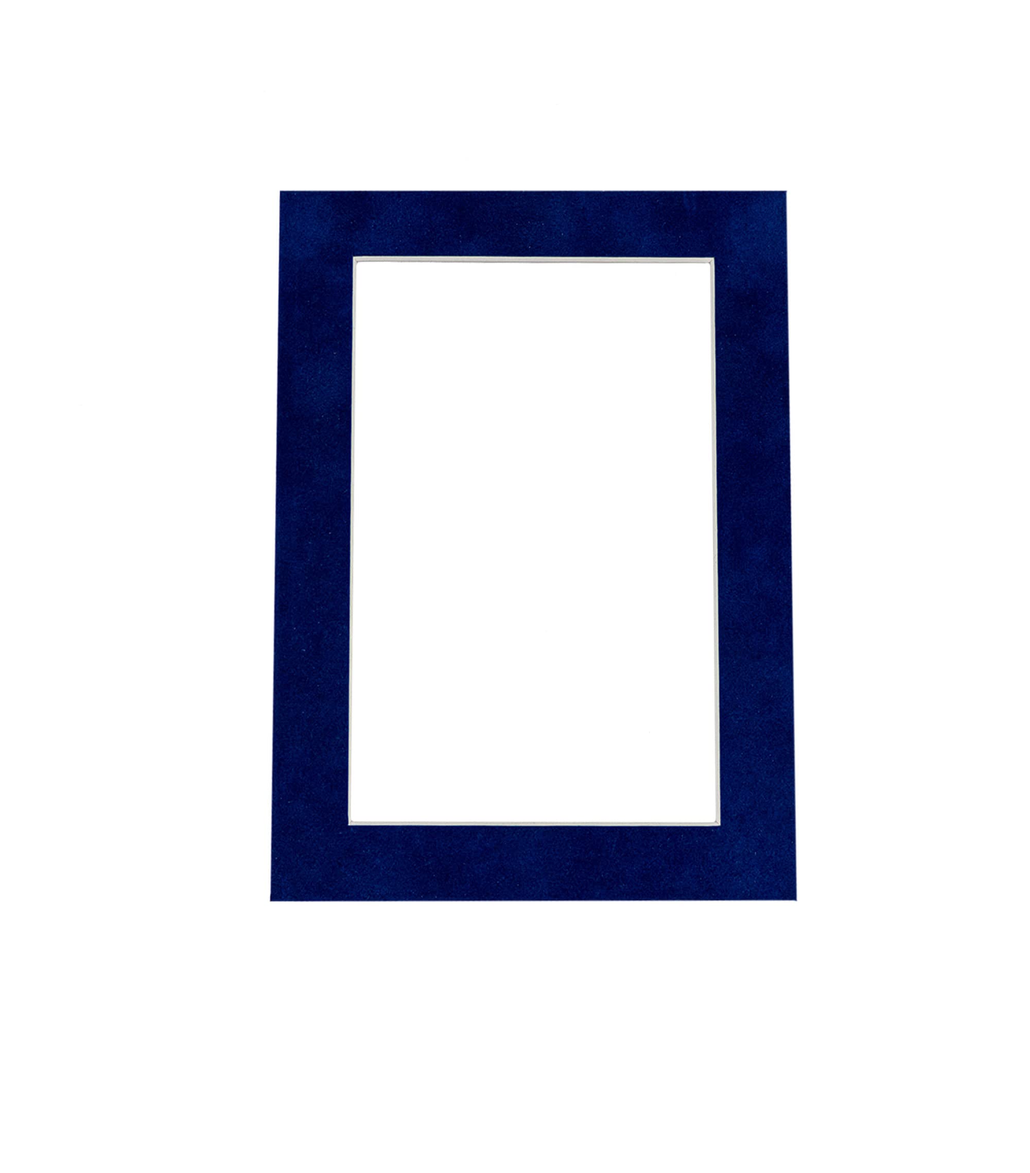 17x25 Acid-Free Brooke Blue Suede Precut Matboard for 14x22 Photos - Bevel Cut, 4-Ply Thickness with Backing Board & Crystal Clear Self-Seal Photo Mat Bag - Perfect for Picture Framing, Art Displays & Home Decor