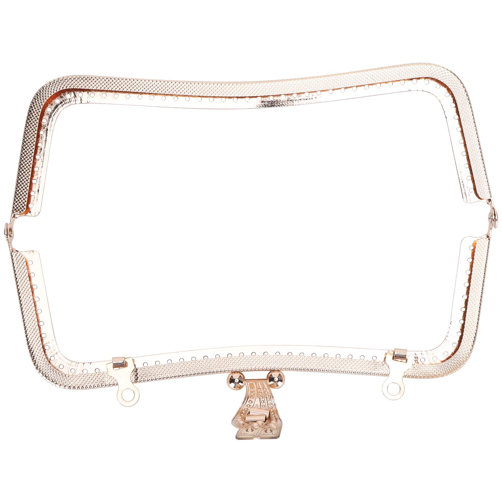 20cm Golden Purse Frame - Practical & Durable Retro DIY Handbag Frame for Luggage Bags, Wallets & Accessories | Easy to Use & Elegant Design (B01-027-00477) | Perfect for Crafting, Fashion Accessories & Gift Making