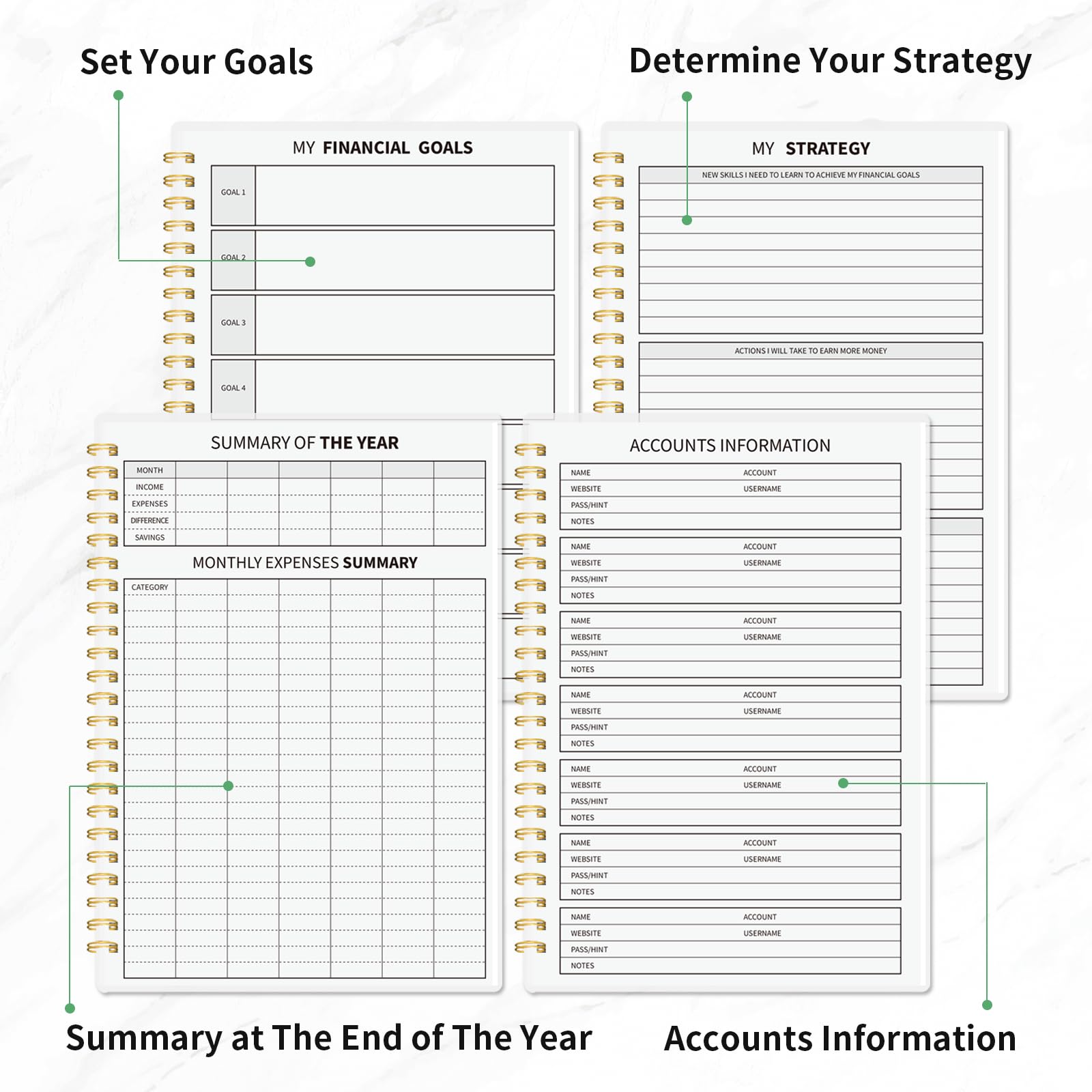 2025 Budget Planner & Monthly Bill Organizer - Financial Planner with Expense Tracker, Savings Goals & Income Management - Perfect for Personal Finance, Household Budgeting & Money Management | Great for Students, Families & Financial Planning Enthusiasts