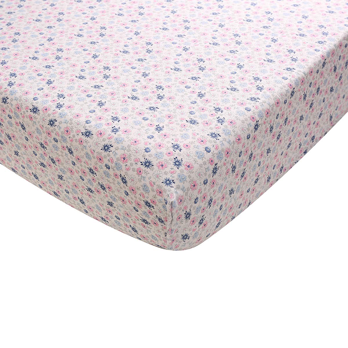 5-Piece Pink Butterfly Embroidery Nursery Crib Bedding Set for Baby Girls - 1 Quilt, 1 Fitted Sheet, 1 Skirt, 1 Window Valance, 1 Changing Pad Cover - Perfect for Nursery Decor, Baby Showers & Newborn Gifts
