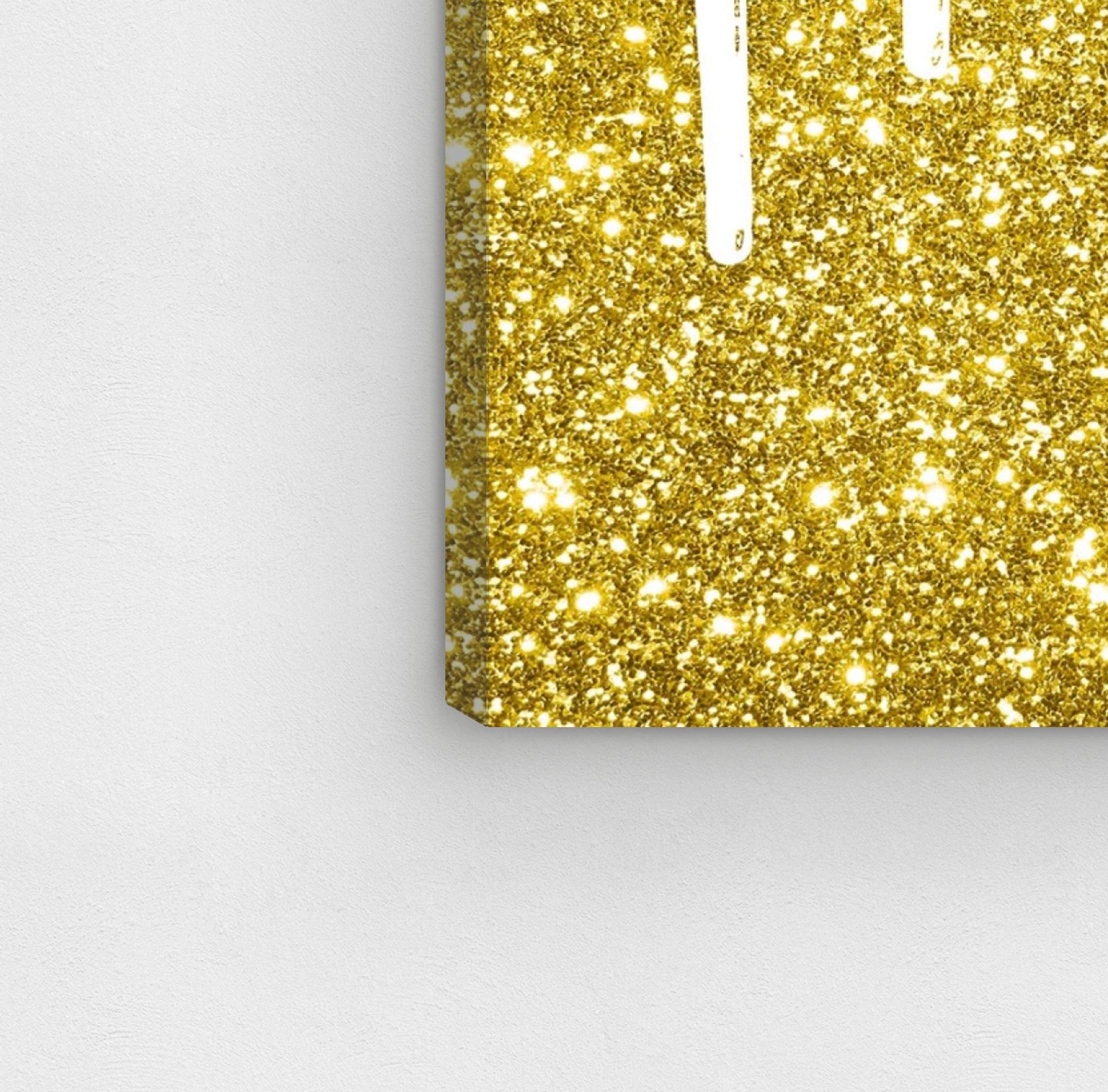 Fierce Typography Wall Art Canvas Print - 30