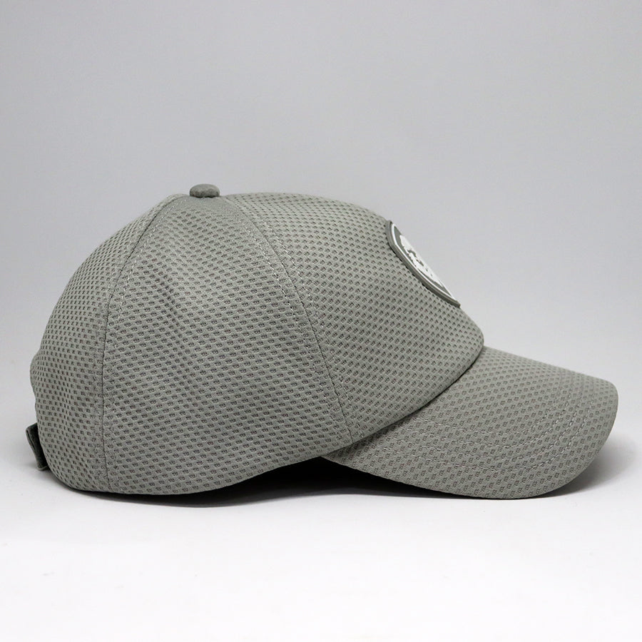 VT Shield Future Looks Bright Grey Performance Hat with Velcro Closure - Perfect for Running, Hiking & Outdoor Sports