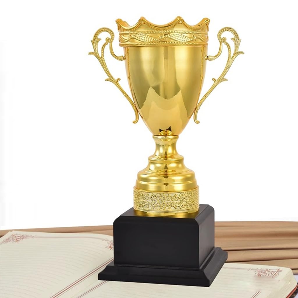 BOFANGSM Champion Trophy - Large Gold, Silver & Bronze Awards for Basketball, Soccer, World Cup, School Sports - Premium Brass Trophies for Competitions, Tournaments & Achievement Gifts
