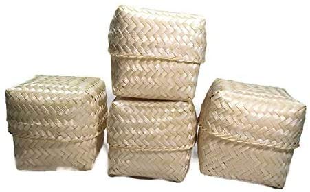 Natural Bamboo Basket Sticky Rice Steamer - Handmade in Thailand for Cooking, Food Decoration & Storage | Perfect for Asian Cuisine, Kitchenware & Home Decor