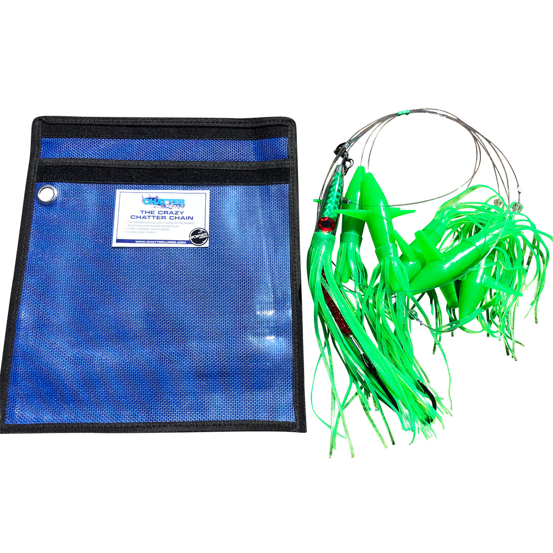Chatter Lures Crazy Chatter Chain Fishing Lure - Premium Bass Fishing Bait for Freshwater & Saltwater - Perfect for Casting, Trolling and Jigging