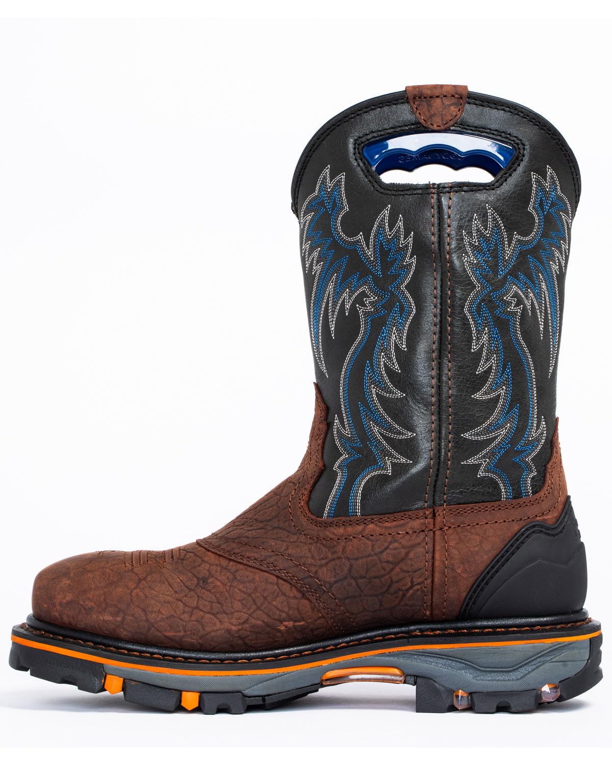 Cody James Men's Decimator Waterproof Western Work Boots with Nano Composite Toe - DBP-2 | Durable Safety Boots for Construction, Ranch Work & Outdoor Activities
