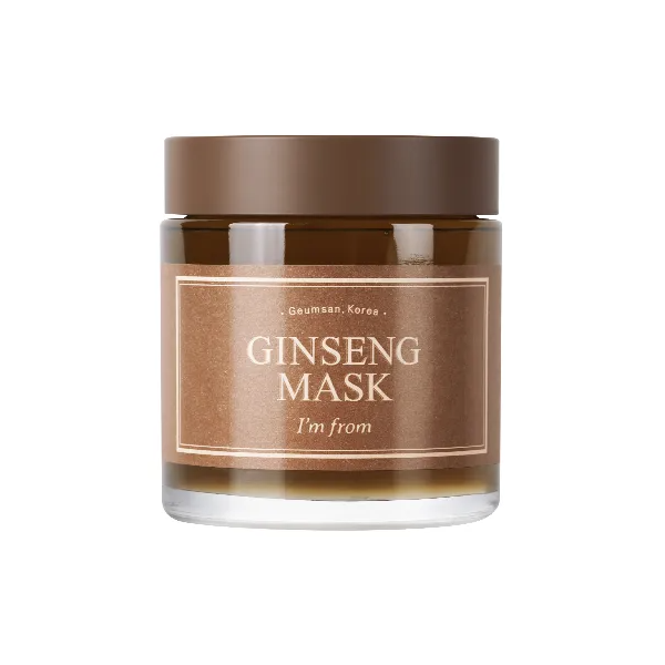 I'm From Ginseng Mask - Hydrating & Anti-Aging Korean Sheet Mask with Natural Ginseng Extract for Glowing Skin | Perfect for Night Routine & Self-Care Days