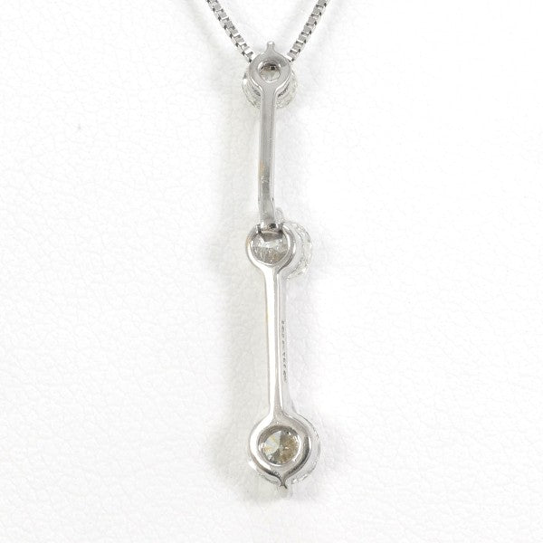 18K White Gold Diamond Pendant Necklace for Women - Elegant & Timeless Jewelry Gift for Her - Perfect for Anniversaries, Weddings & Special Occasions