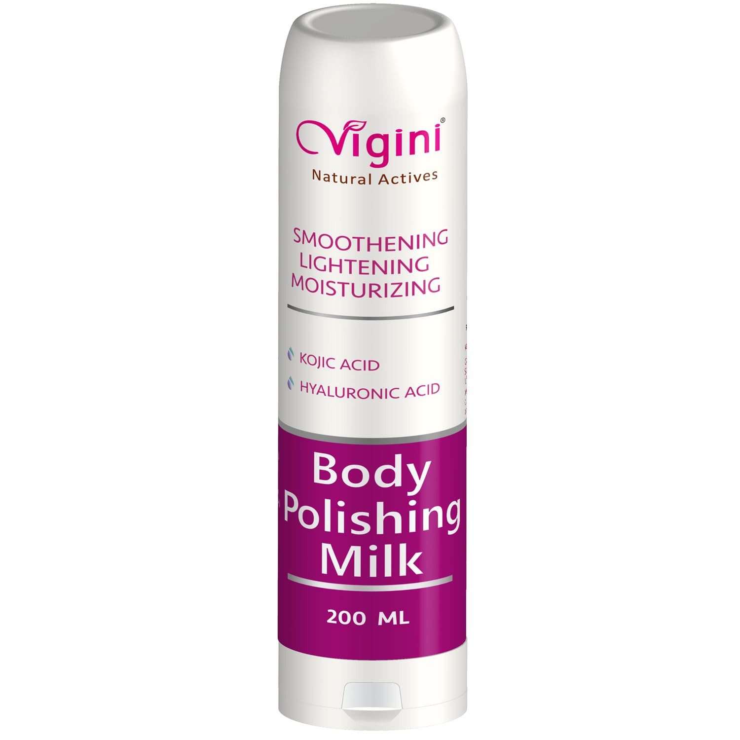 Vigini Brightening & Glowing Body Lotion with Kojic Acid & Vitamin C - Dark Spot Corrector for Pigmentation, Uneven Skin Tone & Tan Removal - Underarm Whitening Treatment for Men & Women (200ml) | Perfect for Daily Skincare Routine & Post-Sun Care