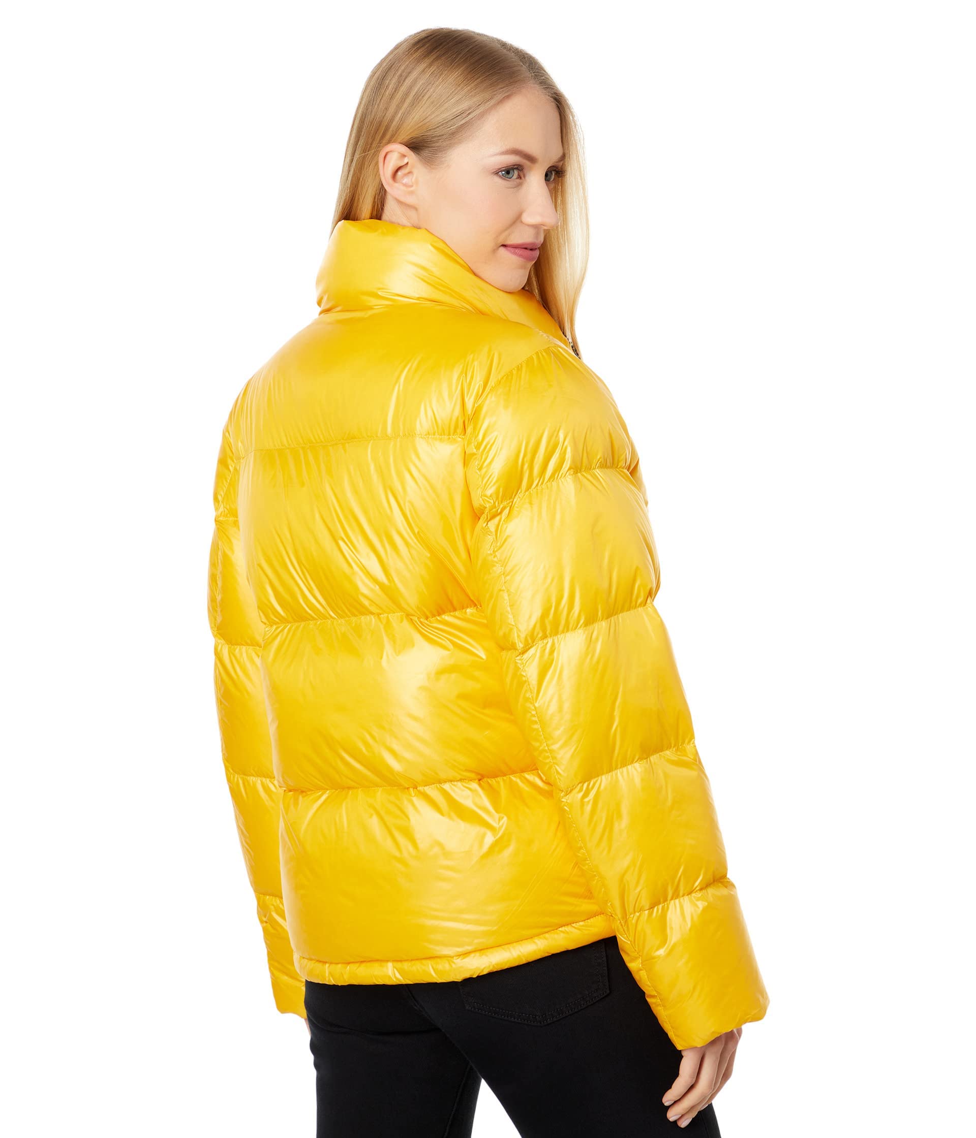 Sanctuary Down Short Puffer Jacket for Women - Warm Winter Coat with Hood, Lightweight Insulated Outerwear for Cold Weather - Perfect for Skiing, Snowboarding & Outdoor Activities
