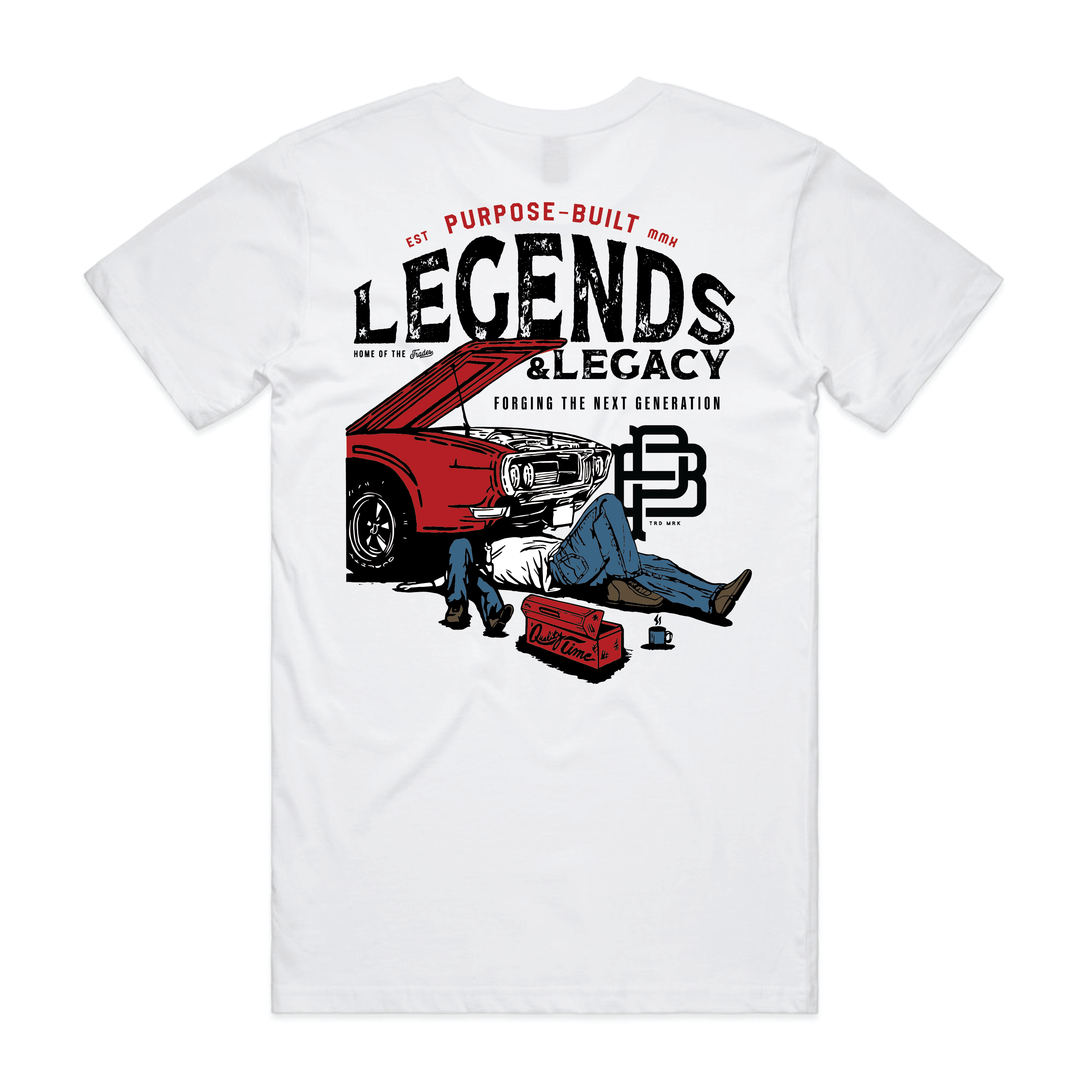 The Legend & the Legacy Tee - Premium White Cotton T-Shirt for Men & Women | Casual Wear, Street Style & Everyday Comfort