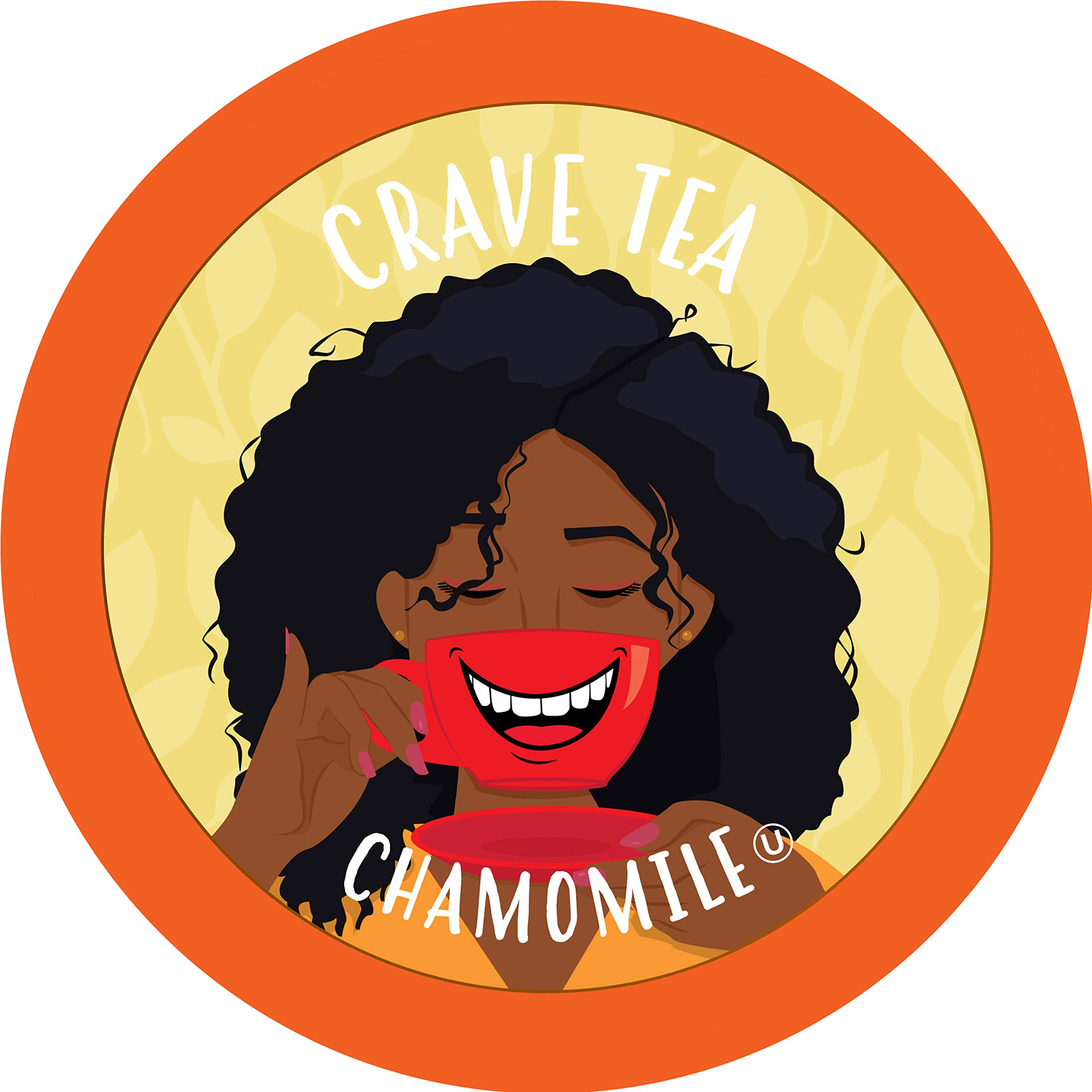Organic Chamomile Tea Pods for Keurig K Cup Brewers - 100 Count Herbal Relaxation Tea - Perfect for Stress Relief & Bedtime Relaxation