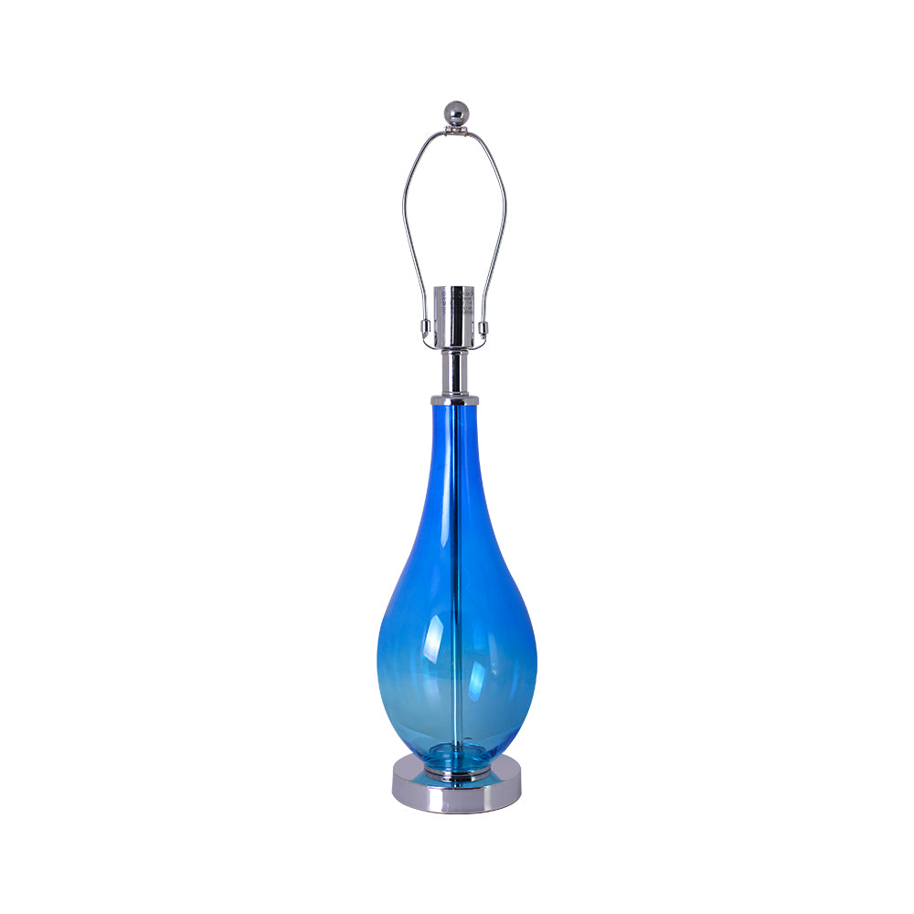 Tulip Ombre Droplet Glass Table Lamp Set of 2 - 28 Inch Modern Home Decor for Living Room, Bedroom & Office Lighting