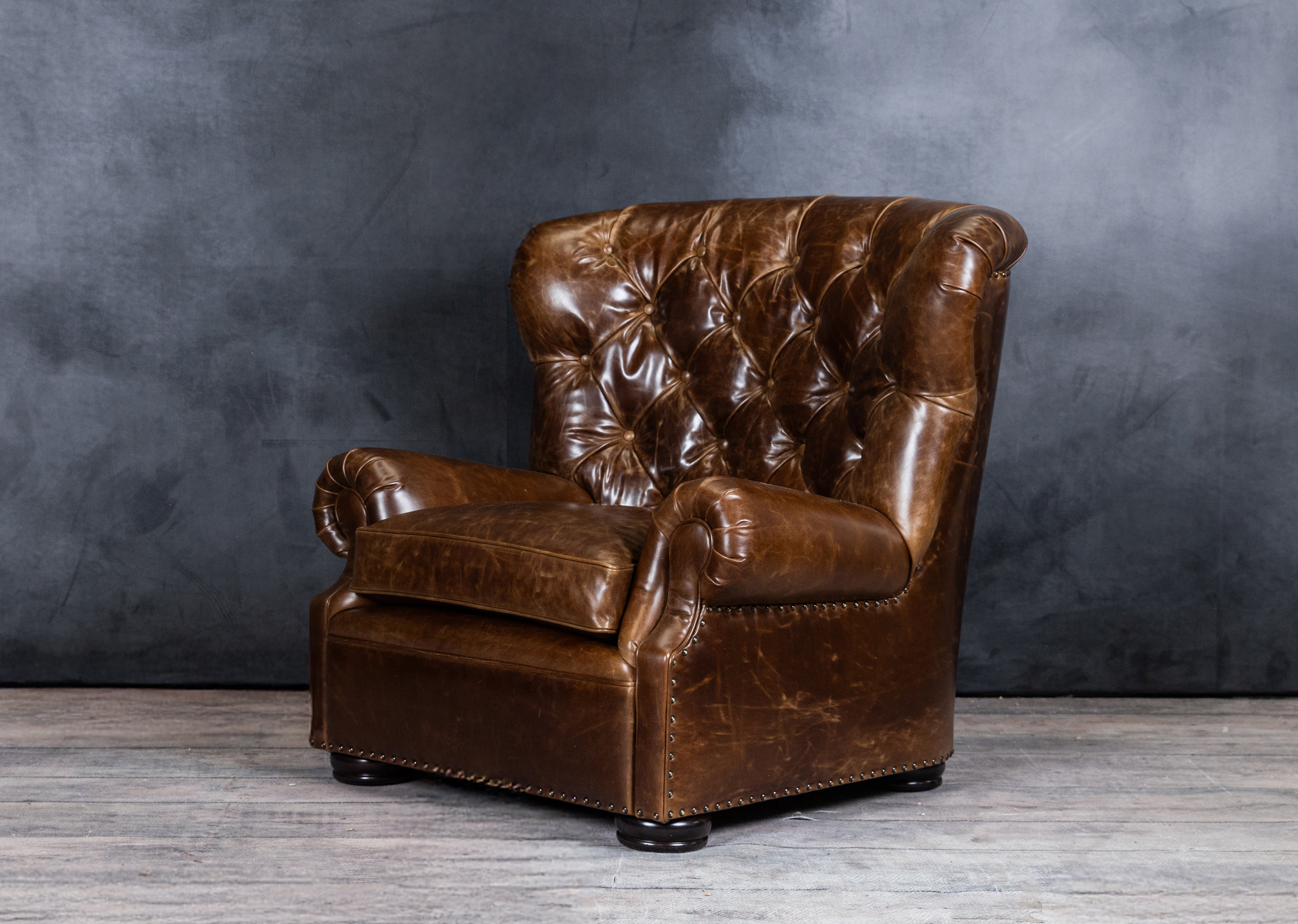 Premium Remington Genuine Leather Recliner Chair - Soft & Durable for Living Room, Home Theater, Office & Lounge Comfort