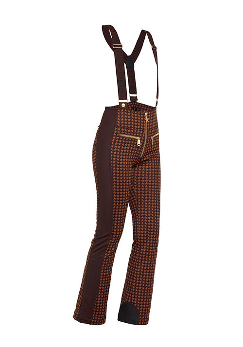 **Goldbergh Starski Ski Pants for Men & Women - Dark Brown - Waterproof & Insulated Winter Snow Pants for Skiing, Snowboarding & Outdoor Activities**