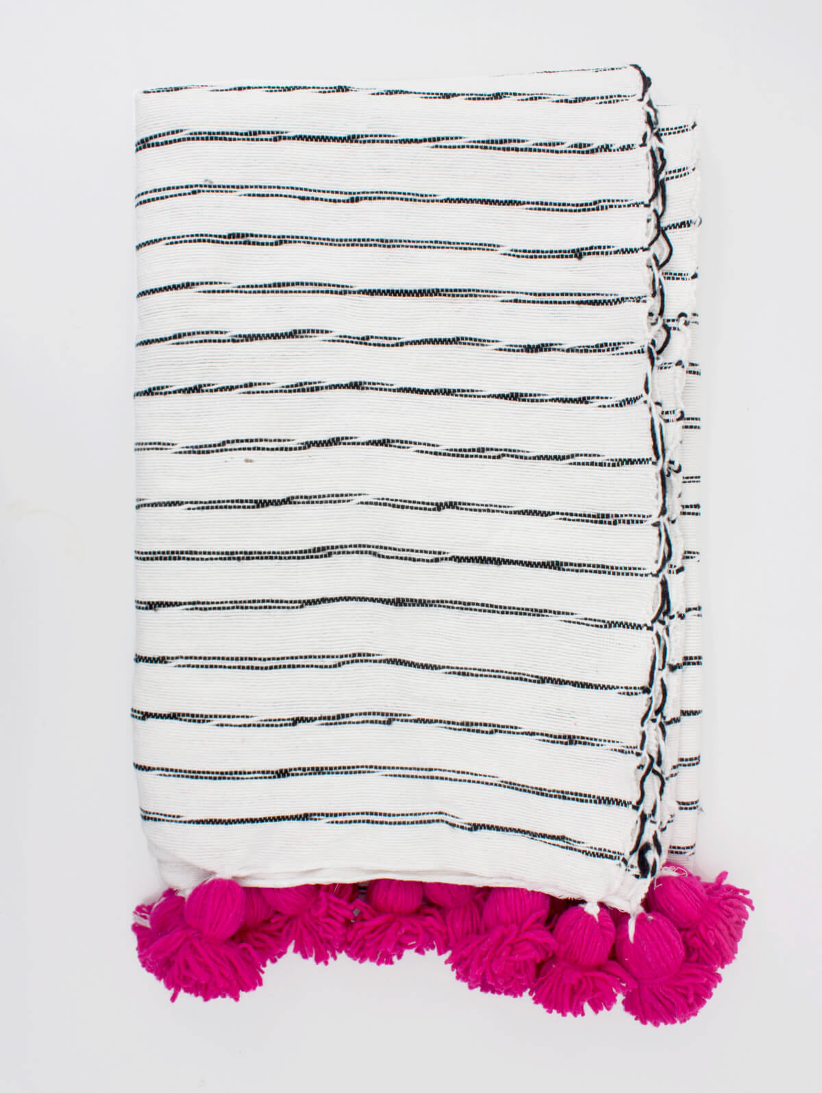 Premium White Cotton Scribble Stripe Blanket - Soft & Cozy Throw for Bed, Couch & Nursery - Perfect for Home Decor, Baby Shower Gifts & Winter Warmth