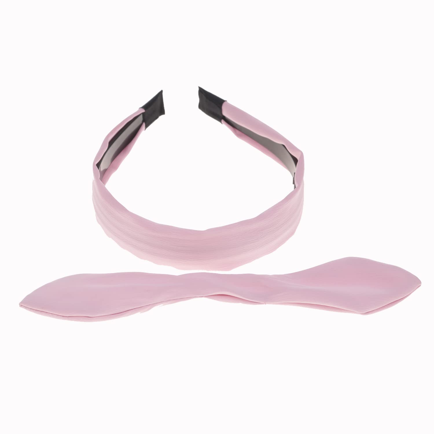 6 Pack Knotted Bow Headbands for Women - Wired Rabbit Ears Hair Accessories, Fashion Side Bow Headbands for Women & Girls | Perfect for Parties, Weddings, Daily Wear & Photo Shoots