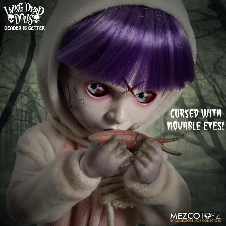 Living Dead Dolls Eggzorcist - Spooky Collectible Horror Doll for Halloween Decor & Gift Giving