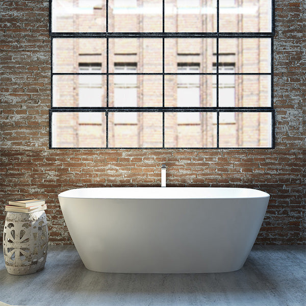 Caroma Contura 1700mm Freestanding Bathtub - Modern Luxury Soaking Tub for Spa-Like Relaxation in Your Bathroom