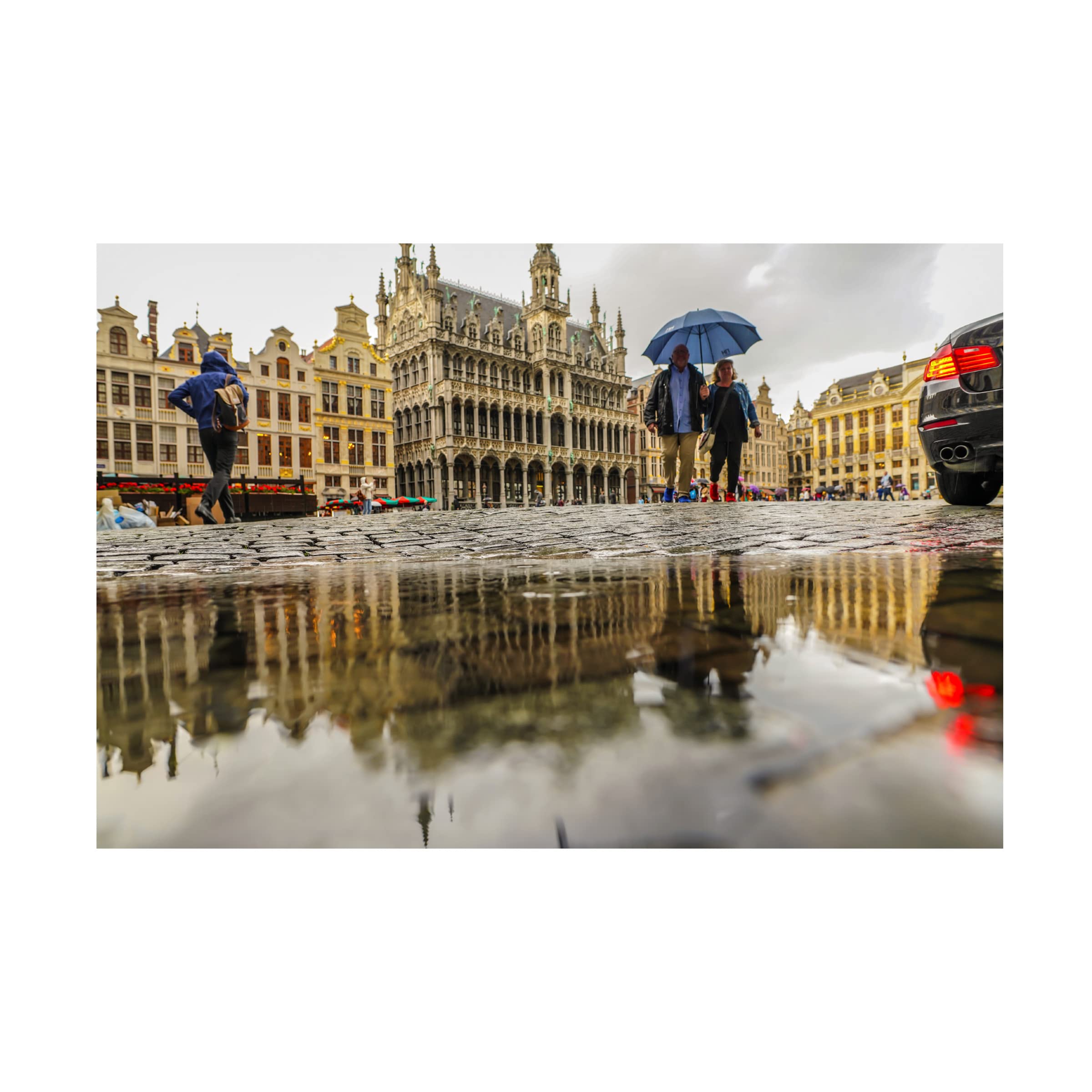 Ben Heine 'Parliament Reflection' Canvas Wall Art Print - Modern Office & Home Decor, Living Room & Bedroom Wall Art