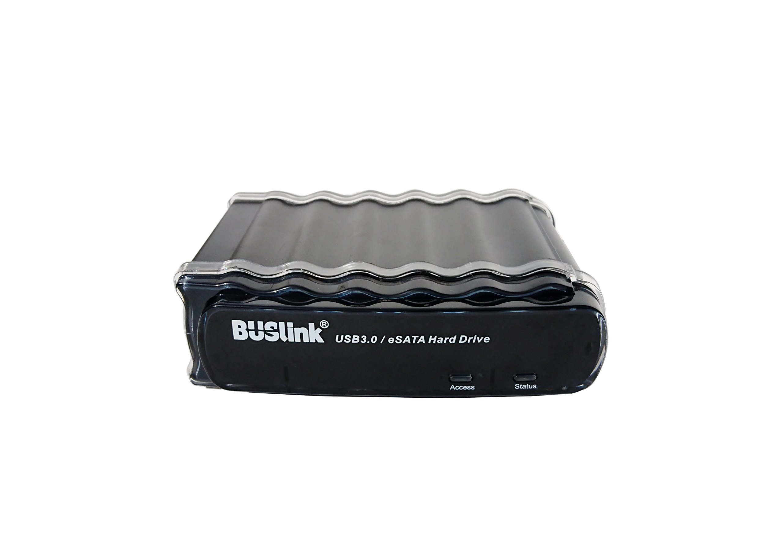BUSlink USB-Powered 3TB Portable External Hard Drive - USB 3.0 & eSATA Compatible for Fast Data Transfer - Perfect for Backup, Storage & On-The-Go Use with Laptops, PCs & Gaming Consoles