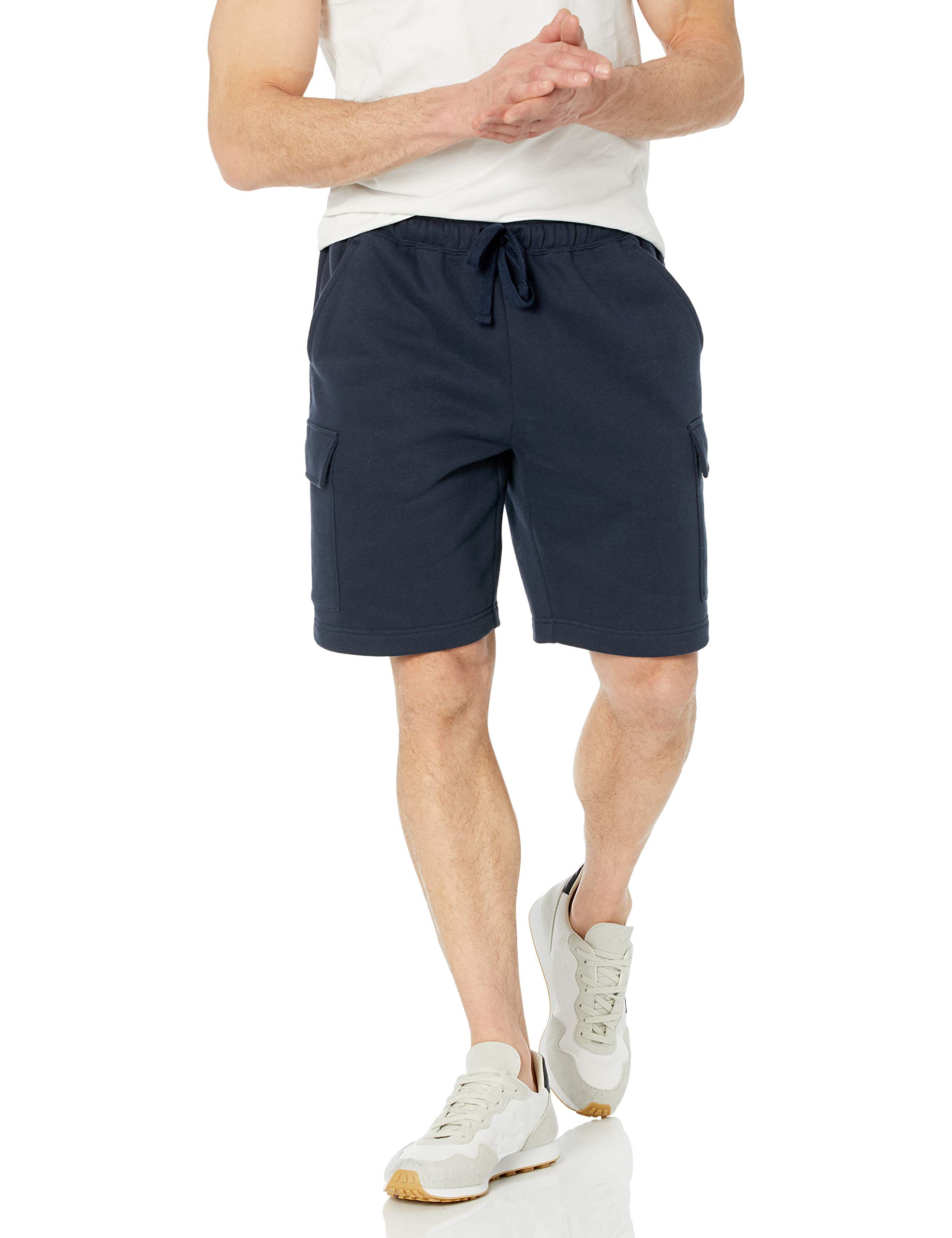 Amazon Essentials Men's Fleece Cargo Shorts - Comfortable Stretch Fit with Multiple Pockets | Perfect for Hiking, Travel & Casual Summer Wear