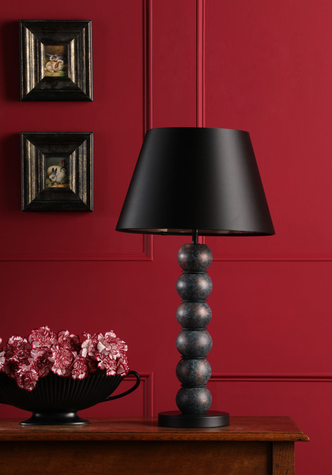 Bobble Table Lamp - Modern E27 Base Desk Light in Multiple Finishes - Perfect for Bedroom, Living Room & Office Decor