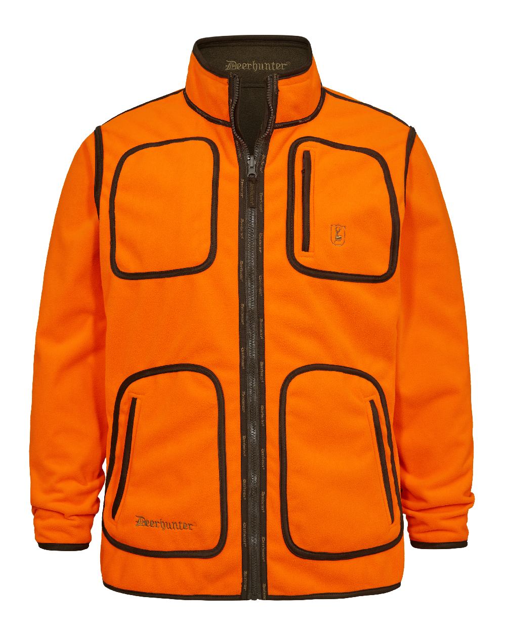 Deerhunter Gamekeeper Reversible Bonded Fleece Jacket for Men - Warm Winter Outdoor Hunting Coat - Ideal for Camping, Hiking & Cold Weather Activities