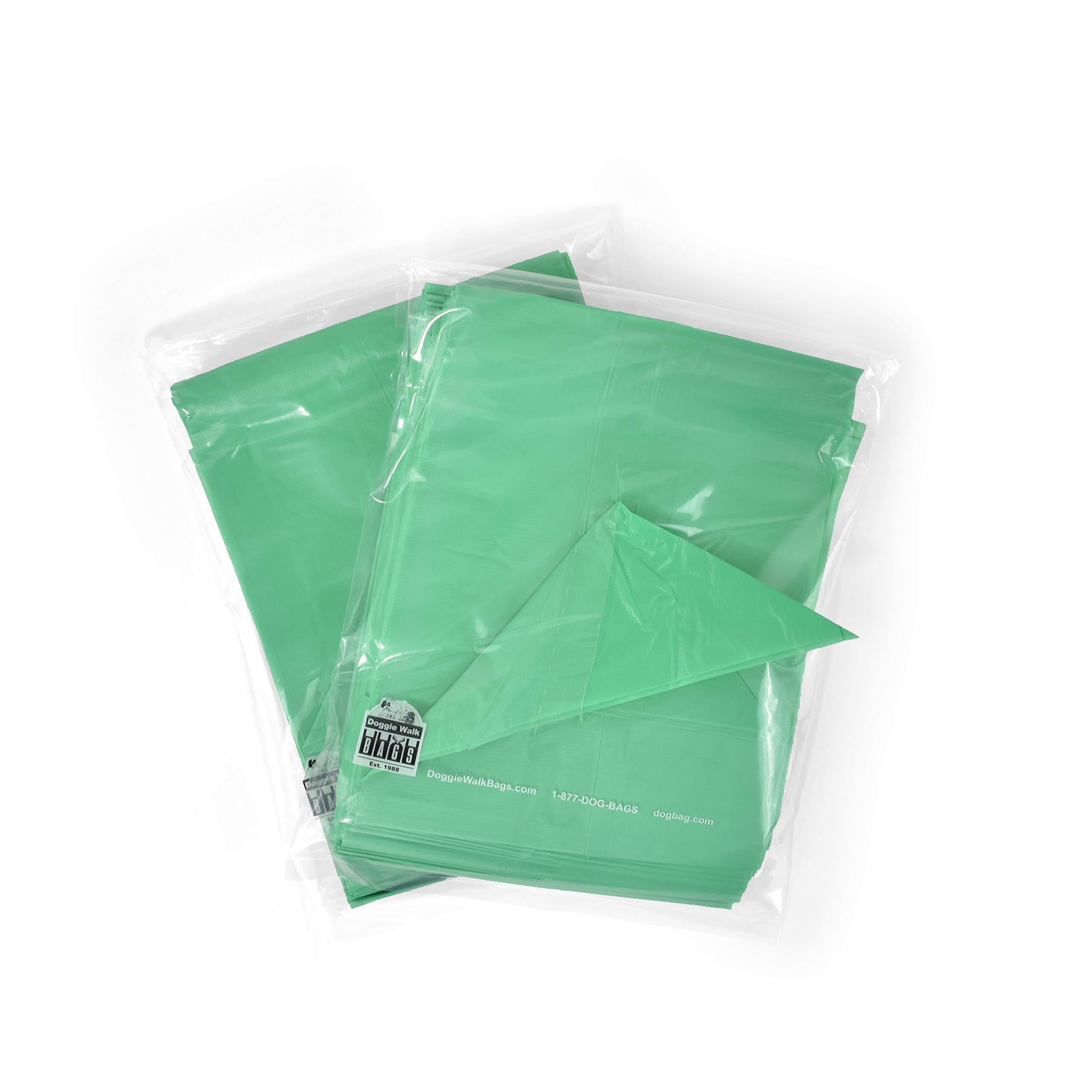 **Extra Large Easy-Tie Handle Dog Poop Bags - Strong, Leak-Proof & Easy Dispensing Waste Bags for Dogs - Perfect for Walks, Parks & Travel**