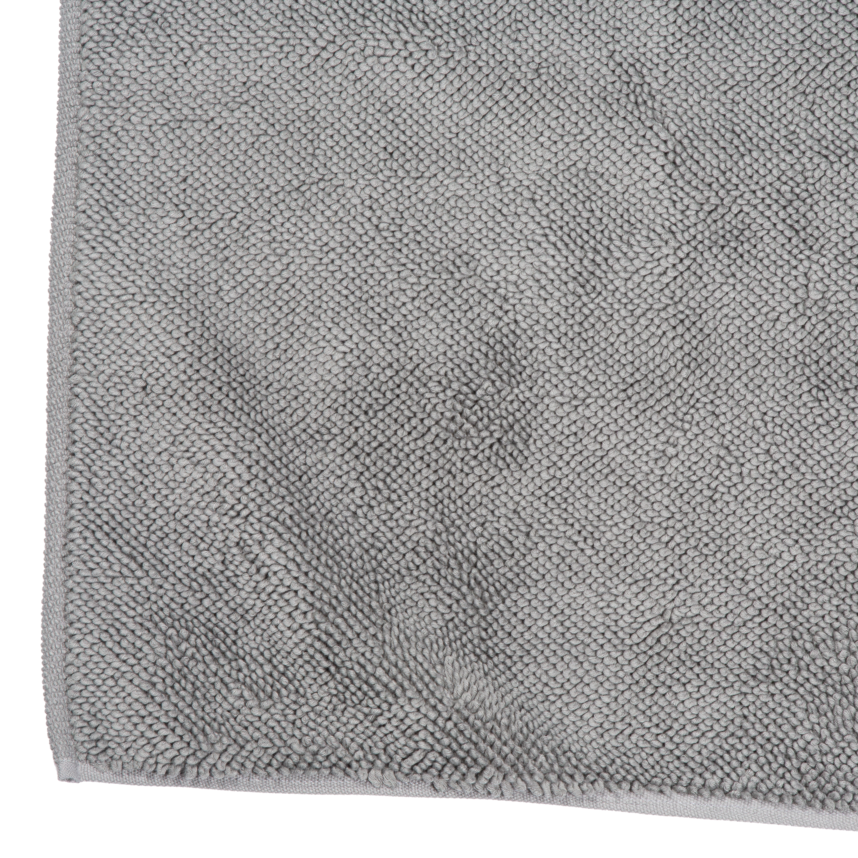 Soft and Absorbent Looped Cotton Bath Rug - Non-Slip Bathroom Mat for Shower, Tub, and Vanity Areas