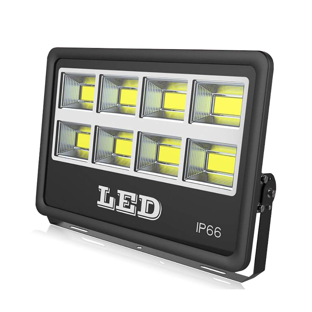 400W LED Flood Light Outdoor Waterproof - 3000K Warm White Spotlight for Advertising, Projection & Engineering - Perfect for Parking Lots, Stadiums, and Building Facades