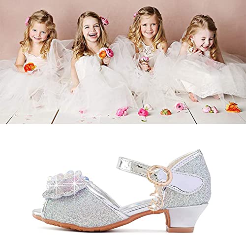 Osinnme Girls Wedding Sandals for Toddlers & Little Kids - Comfortable Flower Sandals for Flower Girls, Bridesmaids & Special Occasions