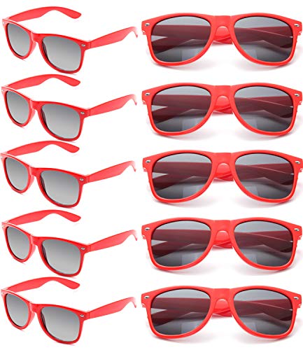 Red Frame / Grey 10 Pack