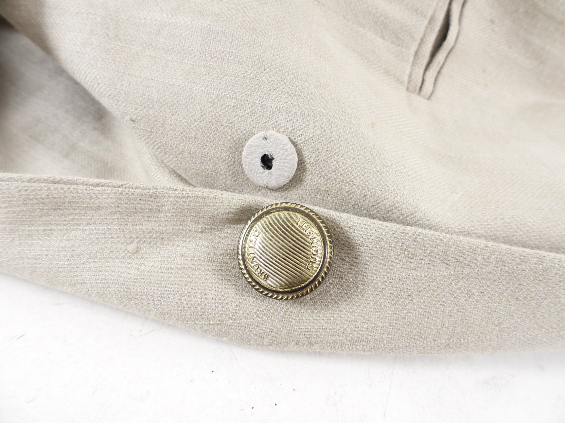 Brunello Cucinelli Natural Linen Pants Suit for Women - Comfortable Summer Business Casual Outfit - Perfect for Office Wear, Travel & Special Occasions